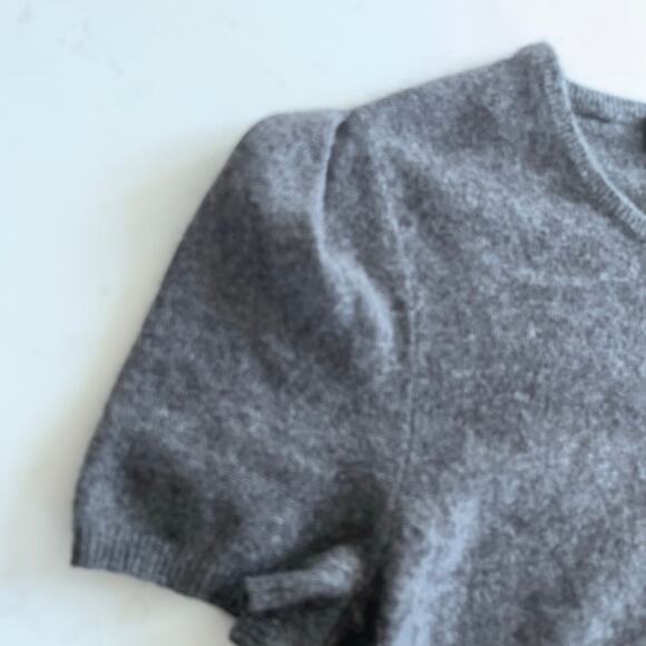 Cashmere by Bloomingdale’s 100% Cashmere Gray Crewneck Tunic Sweater Size Medium - Picture 6 of 9